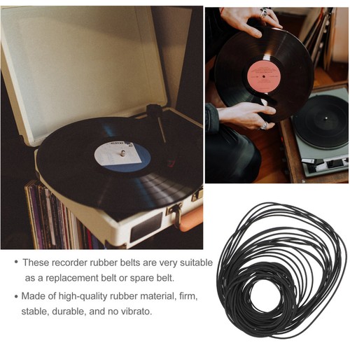 2 Packungen Kassette Band Riemen Reparatur Radiorecorder Wartung Quadrat Gummi - Bild 11 von 12