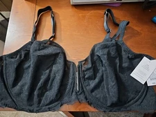 NWT Auden Black Lace Balconette Bra 40DD- 46DDD You Pick Free Shipping!