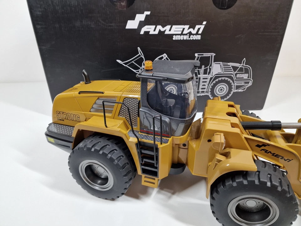 Amewi 22343 Rc Radlader V4 G485E 1:14 10-Kanal Sound Teilmetall NEUWERTIG MANGEL - Bild 3 von 4
