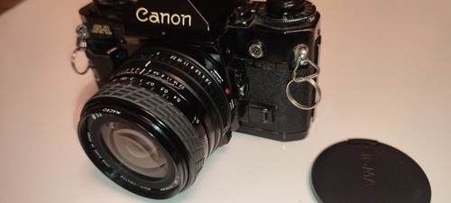 Cámara Canon A-1 SLR con lente Sigma 2,8 24 mm - Imagen 5 de 22