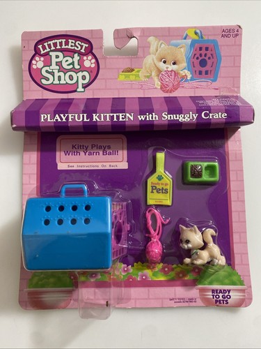 Kenner 1993 Littlest Pet Shop Serie Playful Kitten 🐈⬛ Factory Sealed zaj