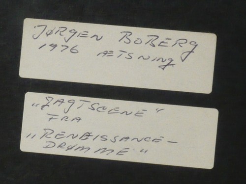 Jorgen Boberg Surrealist Kupferstich  Radierung um 1970 Renaissance Träumerei - Bild 4 von 4