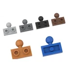 100 PCS Parts 14417 Modified 1x2 With Tow Ball On Side Building Blocks whit Box