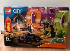 LEGO City Stuntz 60339 Stuntshow-Doppellooping Bausatz, Mehrfarbig Neu OVP
