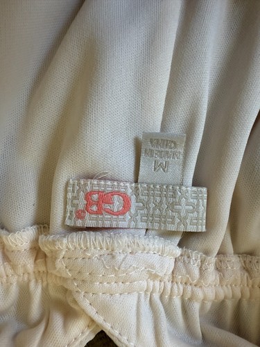 GB Gianni Bini Neckholder Strampler Damen M beige Boho Paisley Quaste hinten offen zum Binden - Bild 7 von 10
