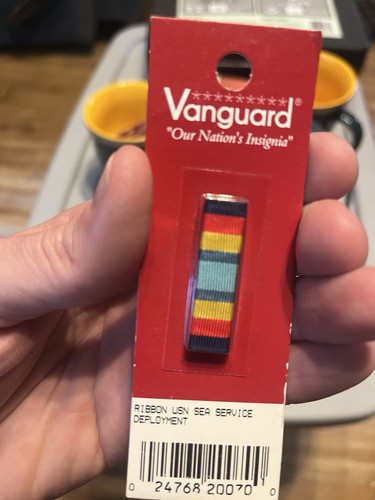 Vanguard USN Sea Service Deployment Ribbon