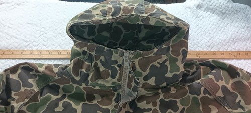 Woolrich 90s Camouflage Parka Hunting Insulate Hood Coat Jacket Size XL USA - Picture 7 of 15