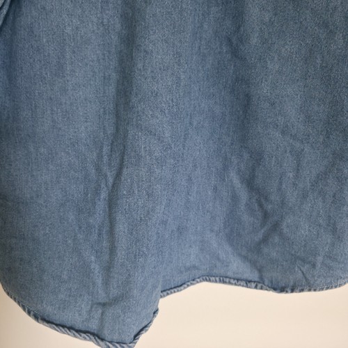 VTG Levis Denim Western Cowgirl Cotton Long Sleeved Button Up Womens Large Shirt - Picture 11 of 16