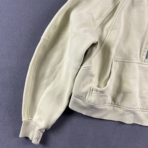 Lululemon Felpa con Cappuccio Donna Giallo Medio Oversize Scuba 1/2 Mezza Zip Pullover - Foto 4 di 11