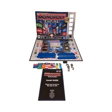 COMPLETE 2014 Monopoly Empire Silver Edition Board Game World Top Brands Edition