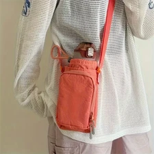 Phone Water Bottle Crossbody Bag Coral Orange Color SALE HELPS DOGS & CATS!