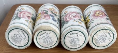 Rare bordure papier peint maison de campagne St Micheal 1985 4 rouleaux Marks & Spencer neuf - Photo 4/8