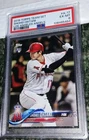 2018 TOPPS TEAM SET LOS ANGELES ANGELS #A-17 SHOHEI OHTANI RC PSA 6 EX - MINT