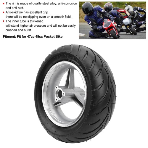 Car Pocket Bike Tire Wheel Tyre Rims Anti-Skid Aessories For 47 49 Pocket