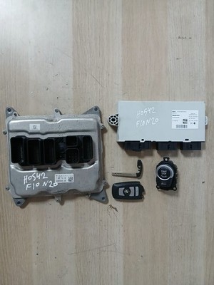 2011 BMW 528i F10 N20 Engine Control Unit SET DME+ CAS4 CA + 1KEY 7635714