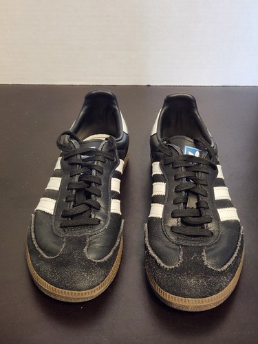 Adidas Kinder Gr. 2 Samba Hallen Fußballschuhe schwarz IE3678 - Bild 2 von 11