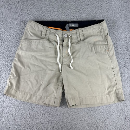 Icebreaker Merino Wool Women’s Beige Shorts Size 29 6” Inseam
