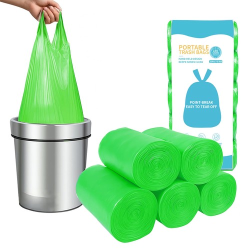 5Rolls 4Gallon Portable Trash Bags,Thicken Small Garbage Bags for Office,Bedr... - Bild 1 von 6
