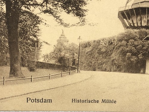 Antigua postal histórica Molino Sanssouci en Potsdam, Alemania Karl Altmann - Imagen 6 de 7