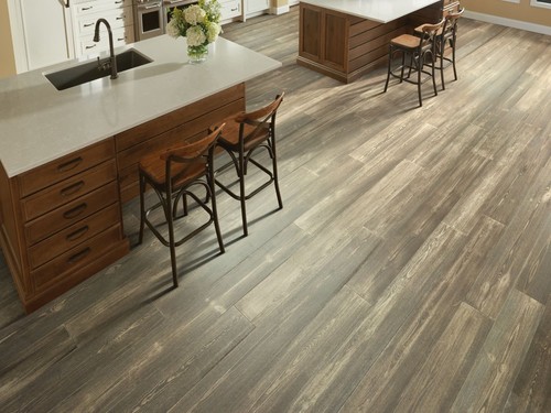 Shaw FH820 Exquisite 7-1/2"W Wirebrushed Waterproof Engineered - Warmed Oak - Picture 8 of 12