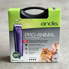 2 x Andis Pro-Animal Fur Clipper Detachable Blade Single Speed MGB