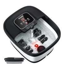HOSPAN Collapsible Foot Spa 3.0 w/ Heat, Bubble, Red Light & Temperature Control