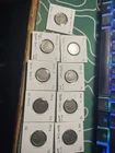 Lot Of 9x Better Buffalo Nickels And V Nickel, Great Type And Album Coins
