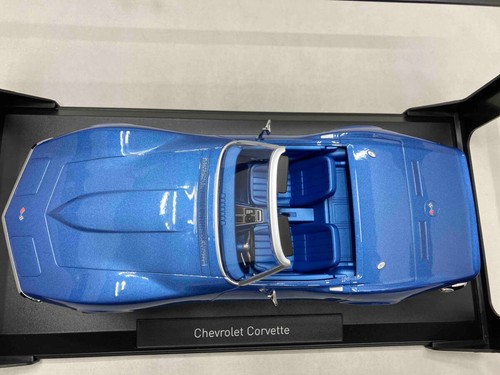 Norev 1/18 Chevrolet Corvette Convertible 1969 azul metálico - Imagen 5 de 9