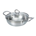 Edelstahl Trockentopf Antihaft-Kochen Nudeln Topf mit Deckel Kleiner Topf