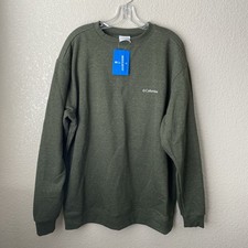 Columbia Men's Greenscape Heather Hart Mountain II Crewneck Sweatshirt Size XL
