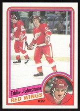1984-85 Topps Eddie Johnstone Detroit Red Wings #43