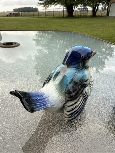 Goebel Blue Bird Bluebird Salt & Pepper Shakers West Germany Vintage - Picture 3 of 11