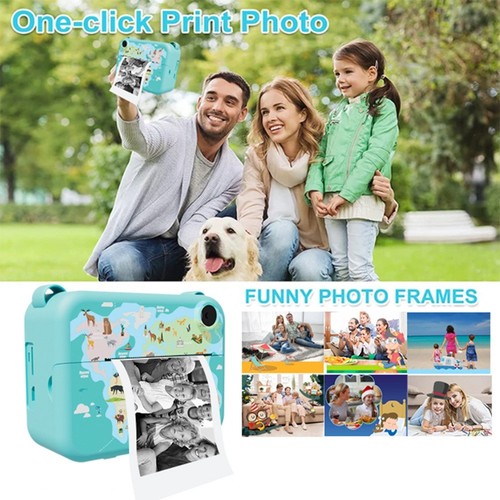 Digital Camera with Print Kids Child Selfie Video Camera Camcorder Camera5837 - Foto 3 di 6