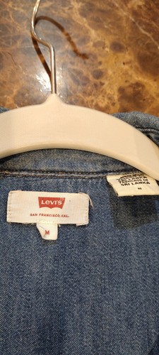 Levis Jeanshemdkleid mit Druckknöpfen Größe M - Bild 5 von 6