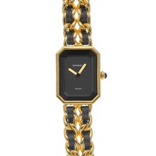 CHANEL Première S H0001 black WATCH 689642