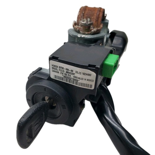 98-02 HONDA ACCORD Ignition Switch Lock Cylinder Assembly W/ Key Immobilizer OEM - Picture 4 of 9