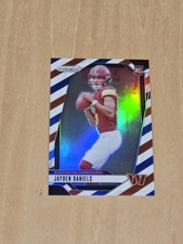 Jayden Daniels 2024 Panini Prizm Red White And Blue Prizm RC. Commanders 