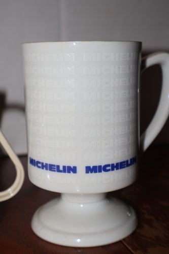3 Vintage MICHELIN Ceramic & Plastic Coffee Mugs 75 Millionth Tire Plant Tour - Picture 3 of 5