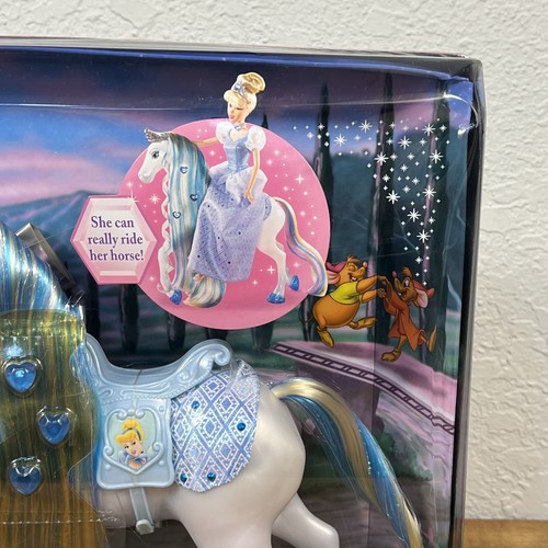 Disney Cinderella Mattel Gem Princess Royal Horse Giftset NEW! - Picture 9 of 16