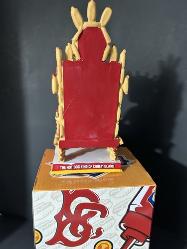 Joey Chestnut Bobblehead Brooklyn Cyclones Hot Dog Nathan’s Famous Contest NEW - Picture 8 of 8