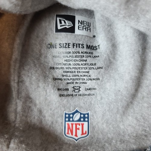 Cappello NFL Seattle Seahawks New Era Sport Maglia Beanie Pom con Polsini - Foto 7 di 8