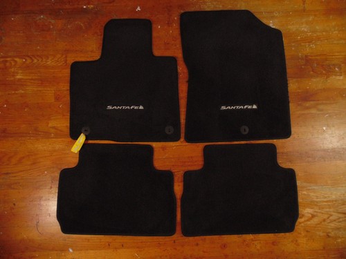 2021-2023 HYUNDAI SANTA FE FLOOR MATS CARPET SET OF 4 OEM BLACK - Bild 1 von 3