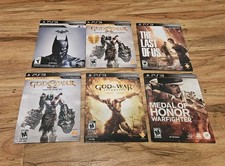 Lot Of 6 PS3 Games - 2 Are Sealed GOD OF WAR 3 And ACESNSION- SOFT COVERS