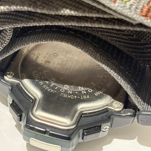 Rare CASIO PRO TREK PRT-40HWJ Hunting World Digital Watch 1.57" Face 7.87" Band - Picture 8 of 8