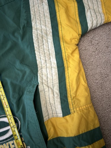 Giacca a vento vintage Starter Classic Team NFL Green Bay Packers con zip XL - Foto 16 di 21
