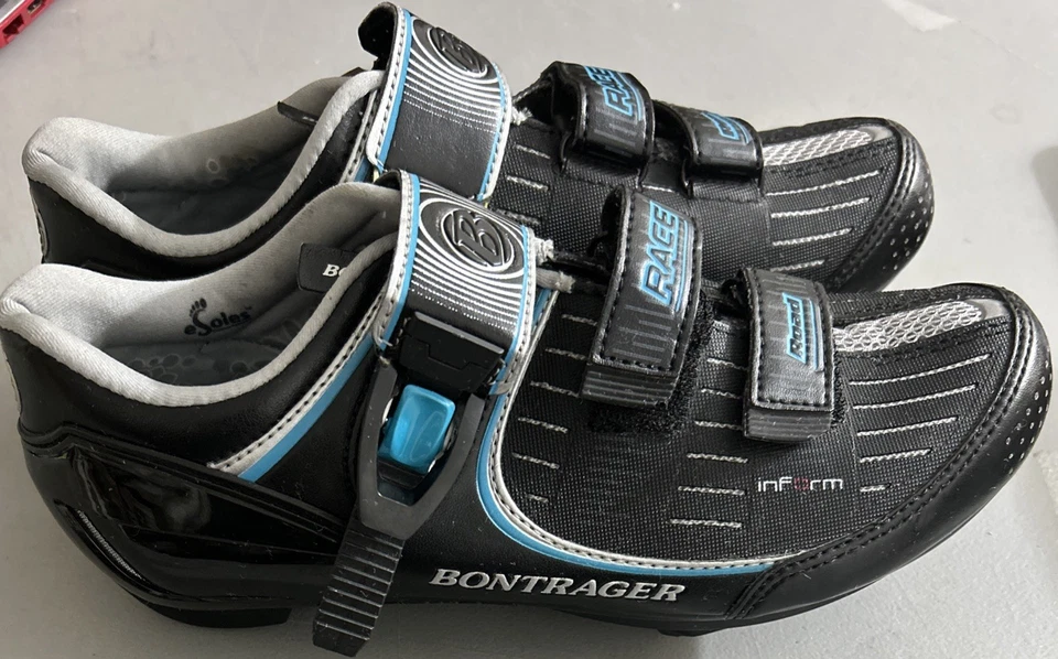 ZAPATOS DE CICLISMO PARA MUJER BONTRAGER ROAD RAGE BICICLETA TALLA 11 NUEVOS SIN CAJA Foto 2 de 4