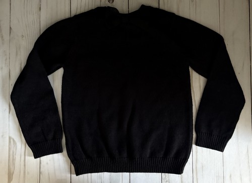 Kinder Place #Frecher schwarzer Pullover goldene Pailletten Größe 2T Schleife Akzent - Bild 2 von 4