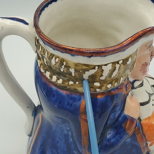 Antica brocca Toby Brocca Staffordshire - Foto 11 di 14