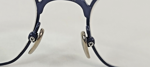 Masunaga Urbanite Eyeglasses FRAMES 52-19-145 Navy Blue Gunmetal Japan Titanium - Picture 12 of 19