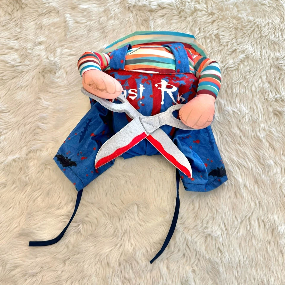 Disfraz de Halloween para perro Chucky divertido mediano Foto 2 de 4